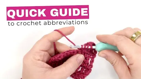 Video thumbnail: Crochet Abbreviations Quick Guide - US and UK terms