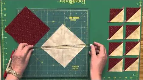 Video thumbnail: Sew Easy: 8-at-a-Time Triangle Squares