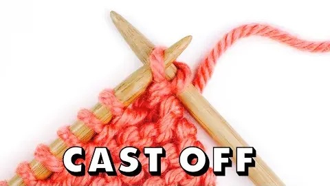 Video thumbnail: How to BIND OFF Knitting for Total Beginners