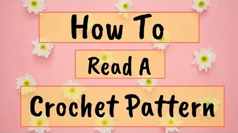 Video thumbnail: How To Read A Basic Crochet Pattern