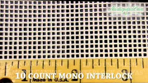Video thumbnail: Needlepoint Canvas Mesh Counts & Variations